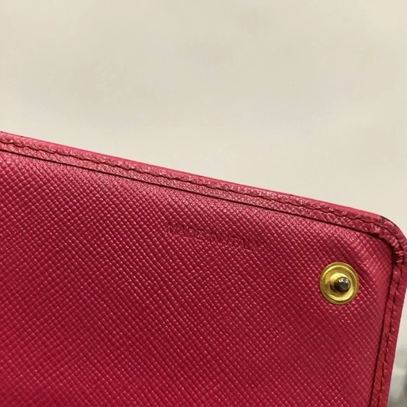 Prada Pink Saffiano Leather Bag - Picture 13 of 15